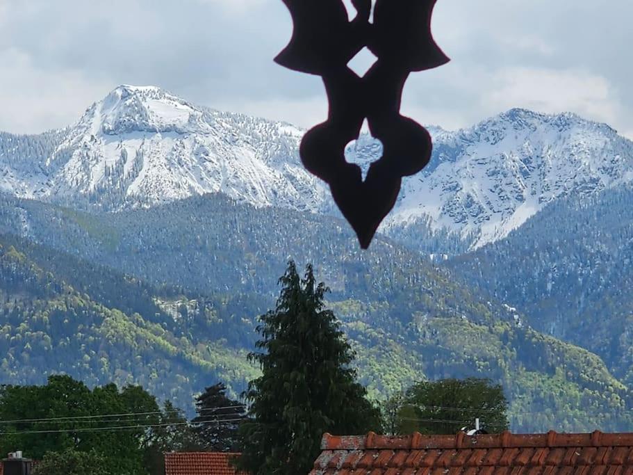 Apartamento Thronvomchiemgau Übersee Exterior foto